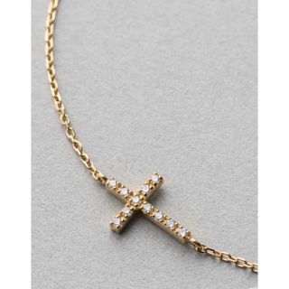 【24年新品＊数量限定】災いから身を守る　キラキラダイヤモンド聖十字ネックレス