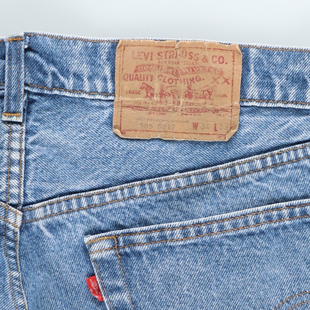 Levi's(リーバイス)の古着 90年代 リーバイス Levi's 505-0217 テーパードデニムパンツ USA製 メンズw34 ヴィンテージ /eaa424635 メンズのパンツ(デニム/ジーンズ)の商品写真