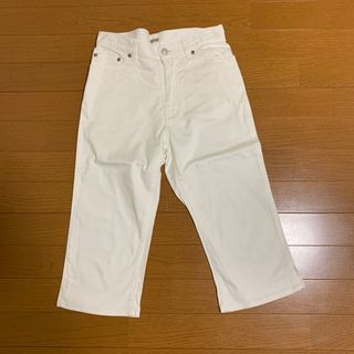 ♪4 美品　カジュアルパンツ　白(カジュアルパンツ)