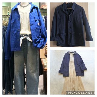 ヴィンテージ(VINTAGE)のユーロ古着*ワークジャケット*カバーオール*vintage(ミリタリージャケット)