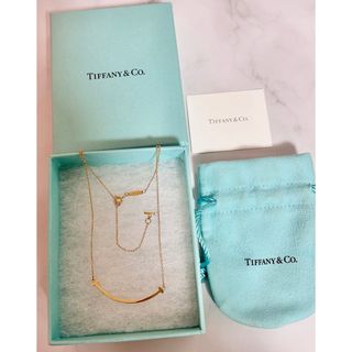 ティファニー(Tiffany & Co.)の確実正規品 Tiffany スマイル ペンダント イエローゴールド（スモール）(ネックレス)