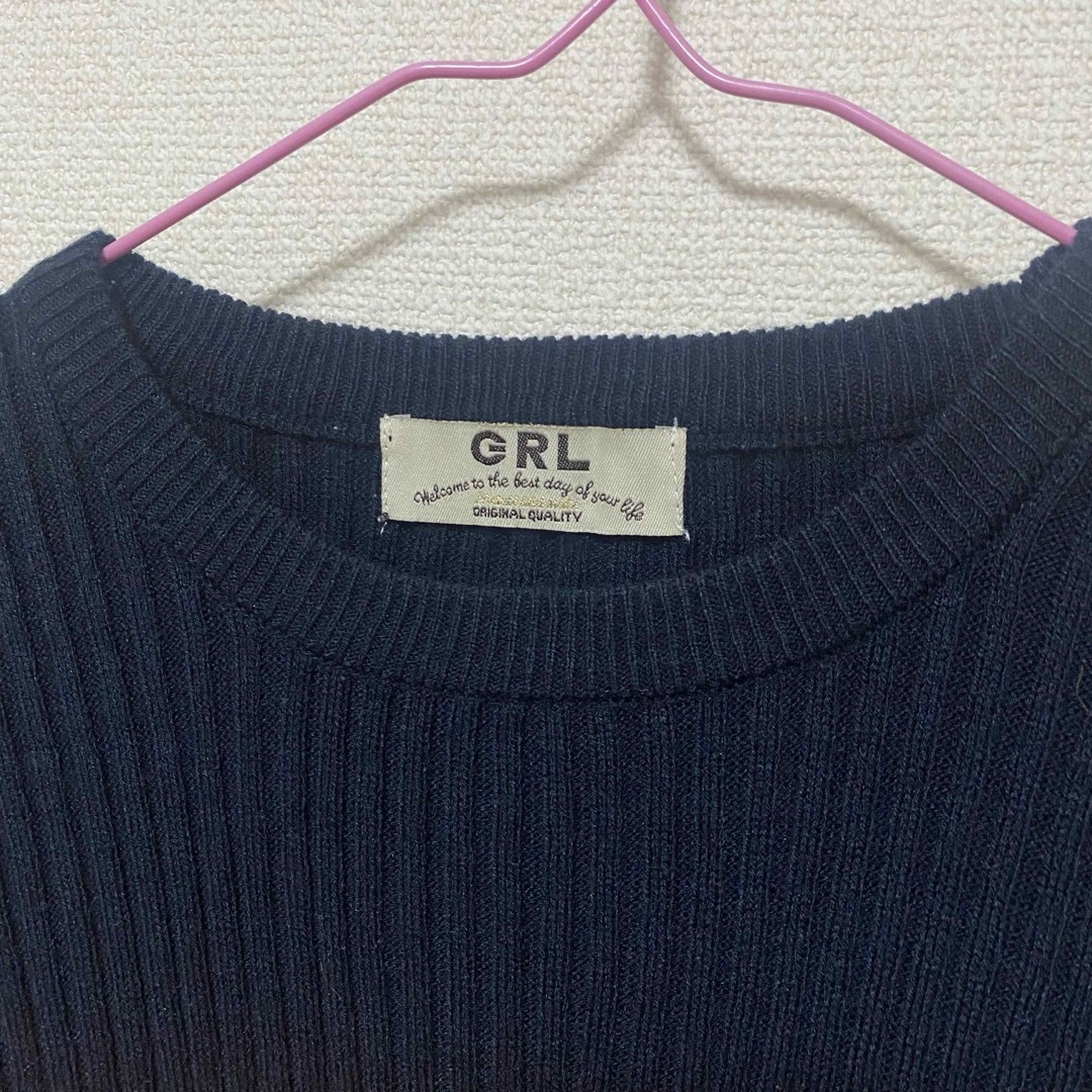 GRL(グレイル)の【最終値下げ】GRL グレイル 薄手ニット レディースのトップス(カットソー(長袖/七分))の商品写真