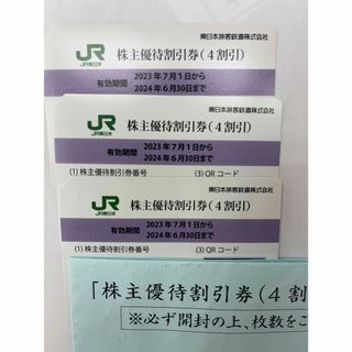 JR 東日本　株主優待券　3枚(その他)