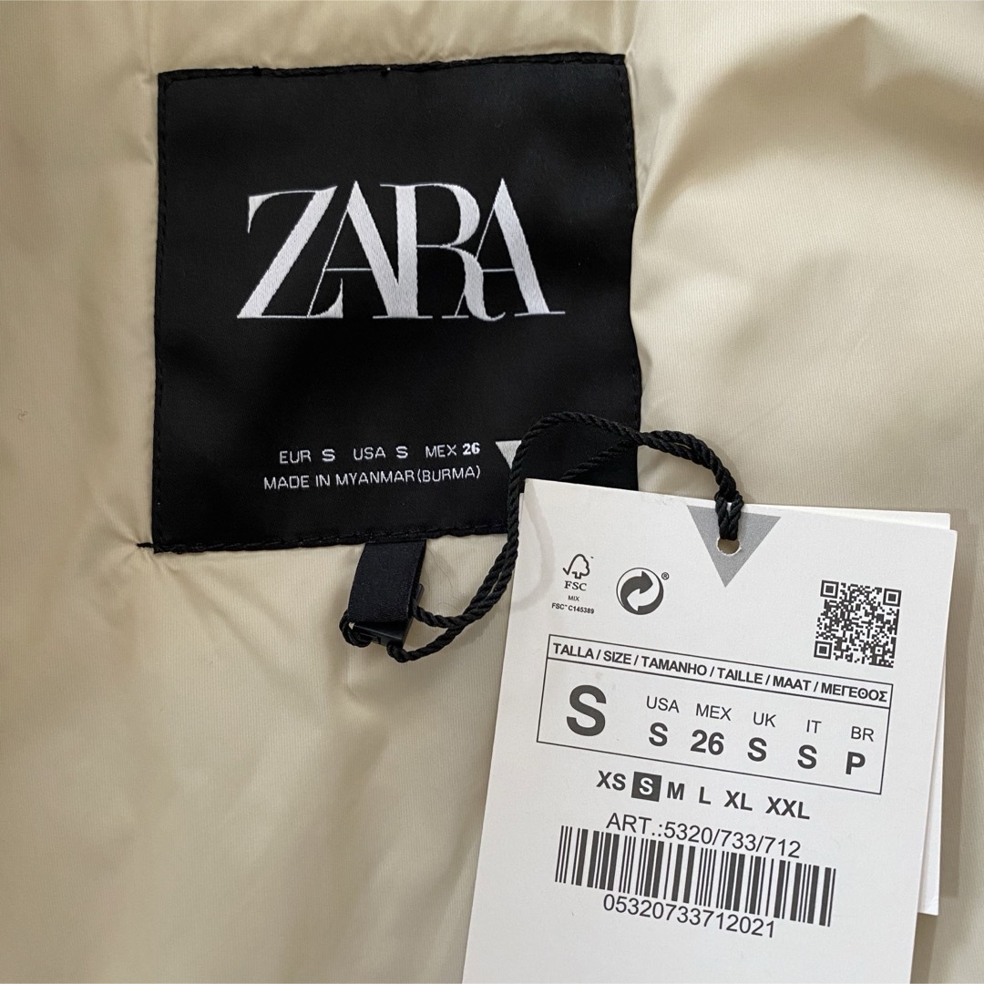 ZARA(ザラ)のZARA ウォーターレペレント オーバーサイズ ボンバージャケット レディースのジャケット/アウター(ブルゾン)の商品写真