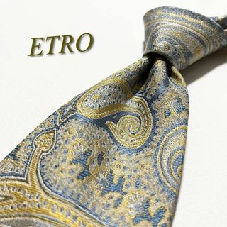 エトロ(ETRO)の激レア★【美品】エトロ ネクタイ ペイズリー柄 ジャカード織 結婚式 ビジネス(ネクタイ)