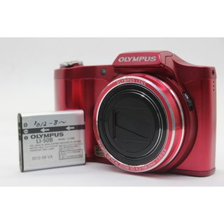 【返品保証】 オリンパス Olympus SZ-14 レッド 24x Wide バッテリー付き コンパクトデジタルカメラ  s8790(コンパクトデジタルカメラ)