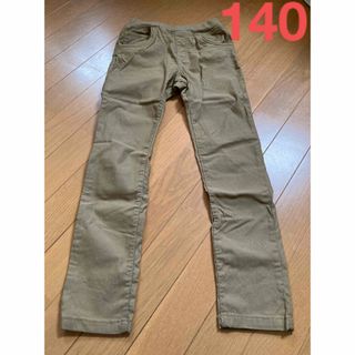 エフオーキッズ(F.O.KIDS)の期間限定＊ベージュストレッチパンツ＊140サイズ(パンツ/スパッツ)