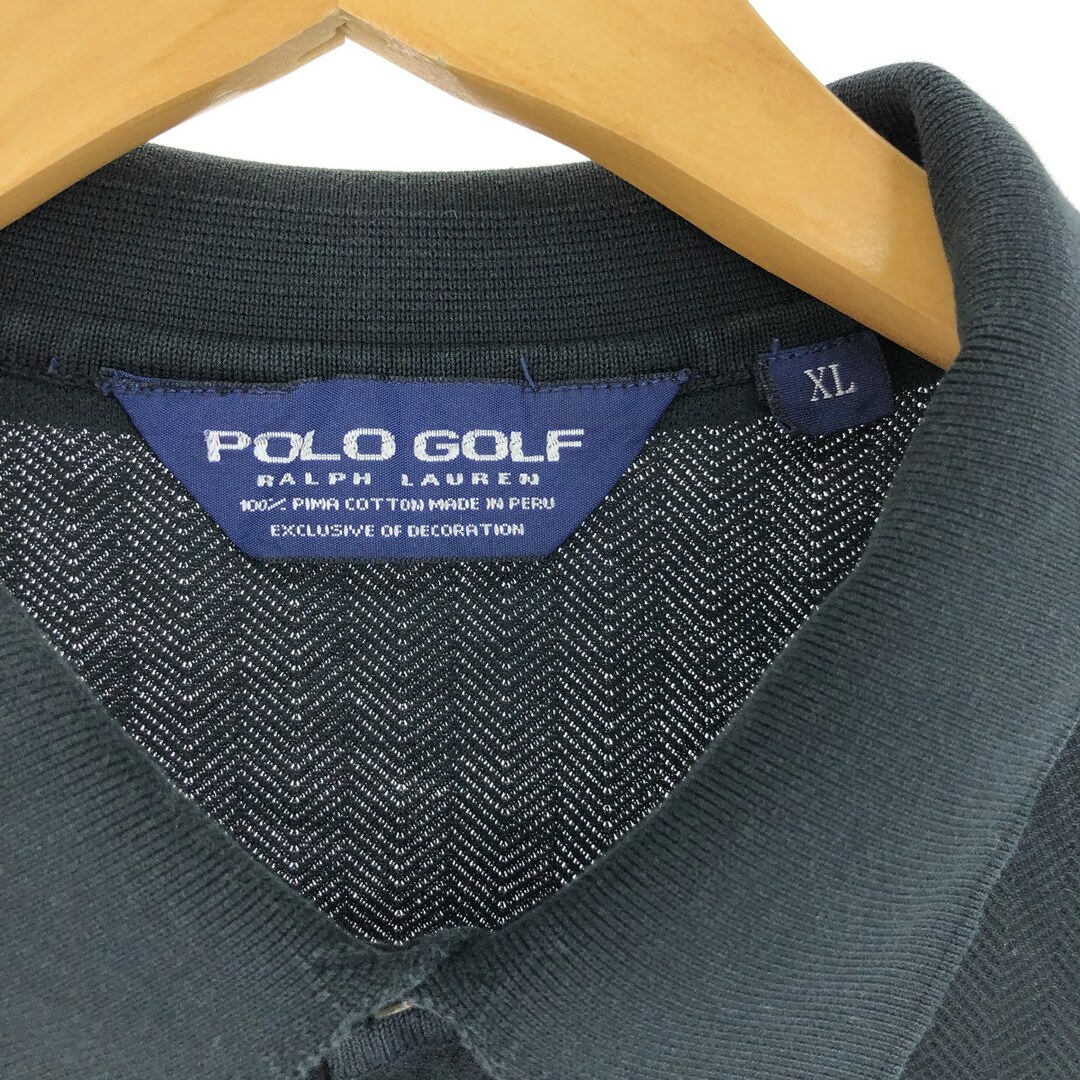 Ralph Lauren(ラルフローレン)の古着 ラルフローレン Ralph Lauren POLO GOLF ポロゴルフ 半袖 ポロシャツ メンズXL /eaa438688 メンズのトップス(ポロシャツ)の商品写真