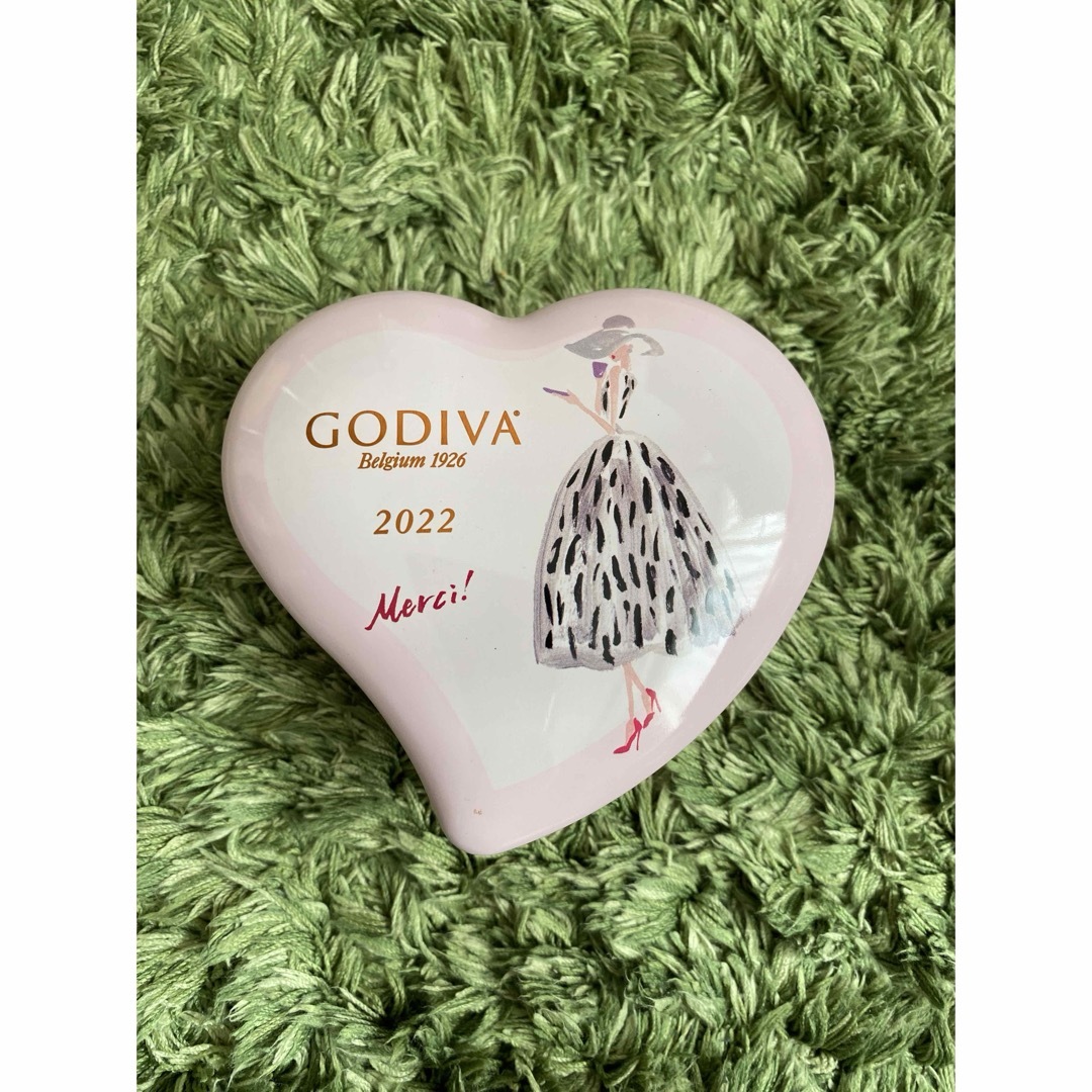 GODIVA(ゴディバ)の【GODIVA】缶ケース インテリア/住まい/日用品のインテリア小物(小物入れ)の商品写真