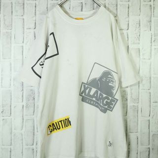 エクストララージ(XLARGE)の【超希少◎入手困難】FR2 × XLARGE コラボ 半袖Tシャツ デカロゴ L(Tシャツ/カットソー(半袖/袖なし))