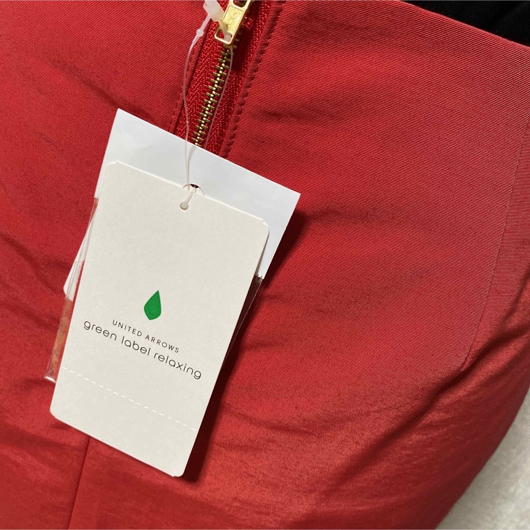 UNITED ARROWS green label relaxing(ユナイテッドアローズグリーンレーベルリラクシング)の新品 green label relaxing スカート 膝丈スカート リボン レディースのスカート(ひざ丈スカート)の商品写真
