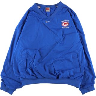 ナイキ(NIKE)の古着 ナイキ NIKE TEAM Vネック ウォームアッププルオーバー メンズL /eaa440276(ナイロンジャケット)