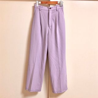 ★☆w closet☆ハイウエストセンタープレスパンツ