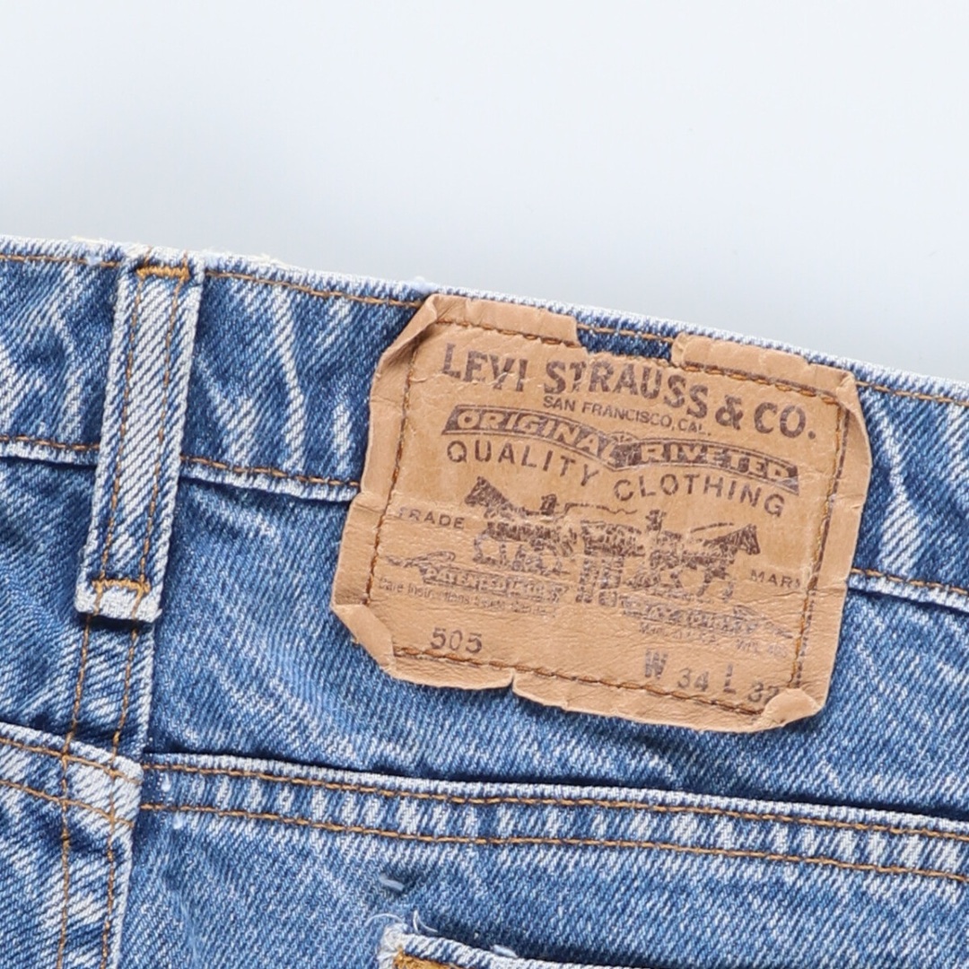 Levi's(リーバイス)の古着 90年代~ リーバイス Levi's 20505-0217 テーパードデニムパンツ USA製 メンズw33 ヴィンテージ /eaa424949 メンズのパンツ(デニム/ジーンズ)の商品写真