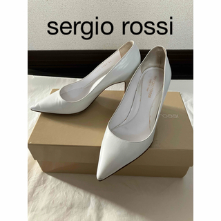 セルジオロッシ(Sergio Rossi)のsergio rossi ［セルジオロッシ］パンプス　ホワイト　35(ハイヒール/パンプス)