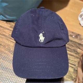 ラルフローレン(Ralph Lauren)のbaiyaポロラルフローレンベビー帽子キャップネイビー紺色　キッズ　未使用　新品(帽子)