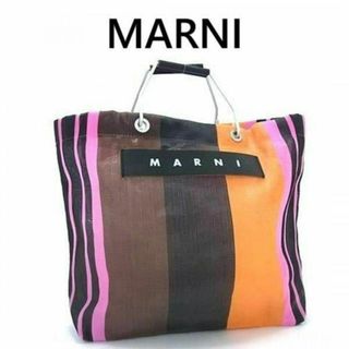 マルニ(Marni)のMARNI フラワーカフェ マーケット トートバッグ マルチカラー系 4114(トートバッグ)