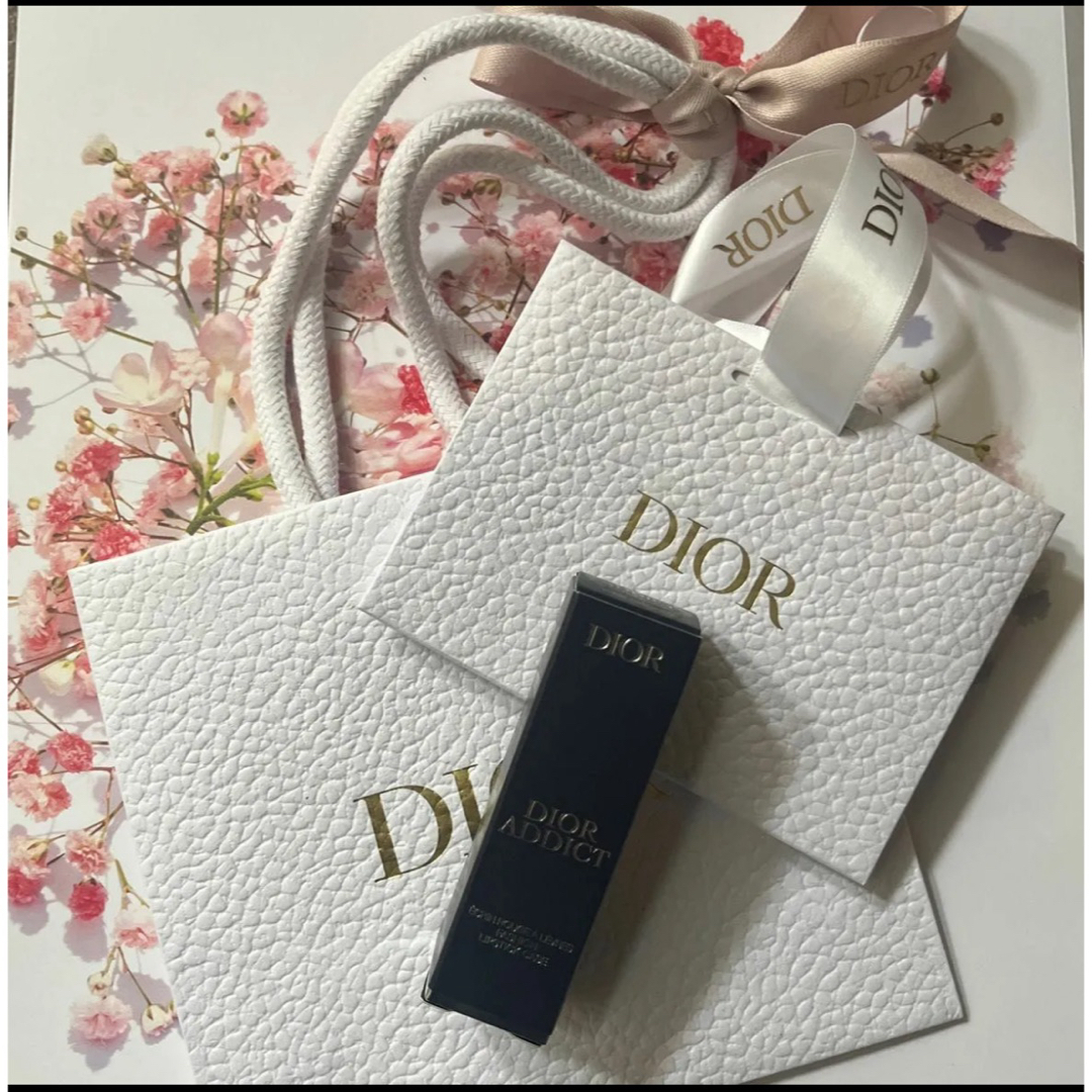 Dior(ディオール)のディオール  リップケース　ピンクオブリーク　ショップ袋ボックス付き コスメ/美容のベースメイク/化粧品(口紅)の商品写真