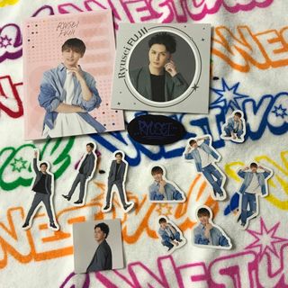 ジャニーズウエスト(ジャニーズWEST)の【未使用】WEST. 藤井流星 フレークシール メモ帳 2021年 2022年(アイドルグッズ)