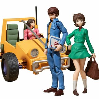 MegaHouse - G.M.G. 地球連邦軍07 アムロ＆フラウ、08V-SP一般兵＆バギー セット