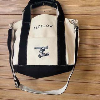 BAYFLOW - ベイフロー×ミッキー　コットントートバッグ　2way 新品