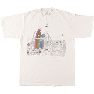 ジャージーズ(JERZEES)の古着 90年代 ジャージーズ Jerzees プリントTシャツ USA製 メンズL ヴィンテージ /eaa436057(Tシャツ/カットソー(半袖/袖なし))