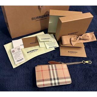 バーバリー(BURBERRY)のBURBERRY チェックストラップコインケース(コインケース)