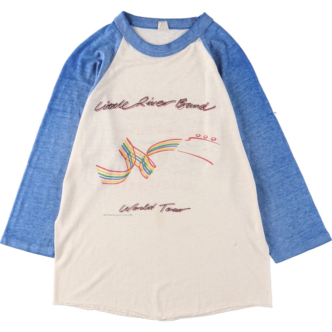 古着 90年代 Vitale River Band Time Exposure ラグラン バンドTシャツ バンT USA製 メンズS ヴィンテージ /eaa440852 メンズのトップス(Tシャツ/カットソー(半袖/袖なし))の商品写真