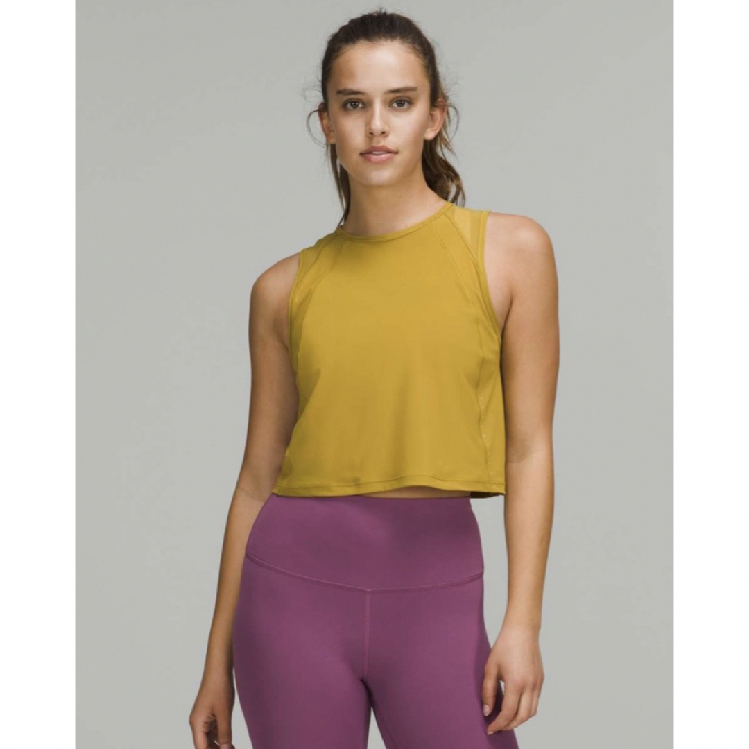 lululemon(ルルレモン)の新品 ルルレモン Sculpt Cropped Tank（サイズ10） レディースのトップス(タンクトップ)の商品写真