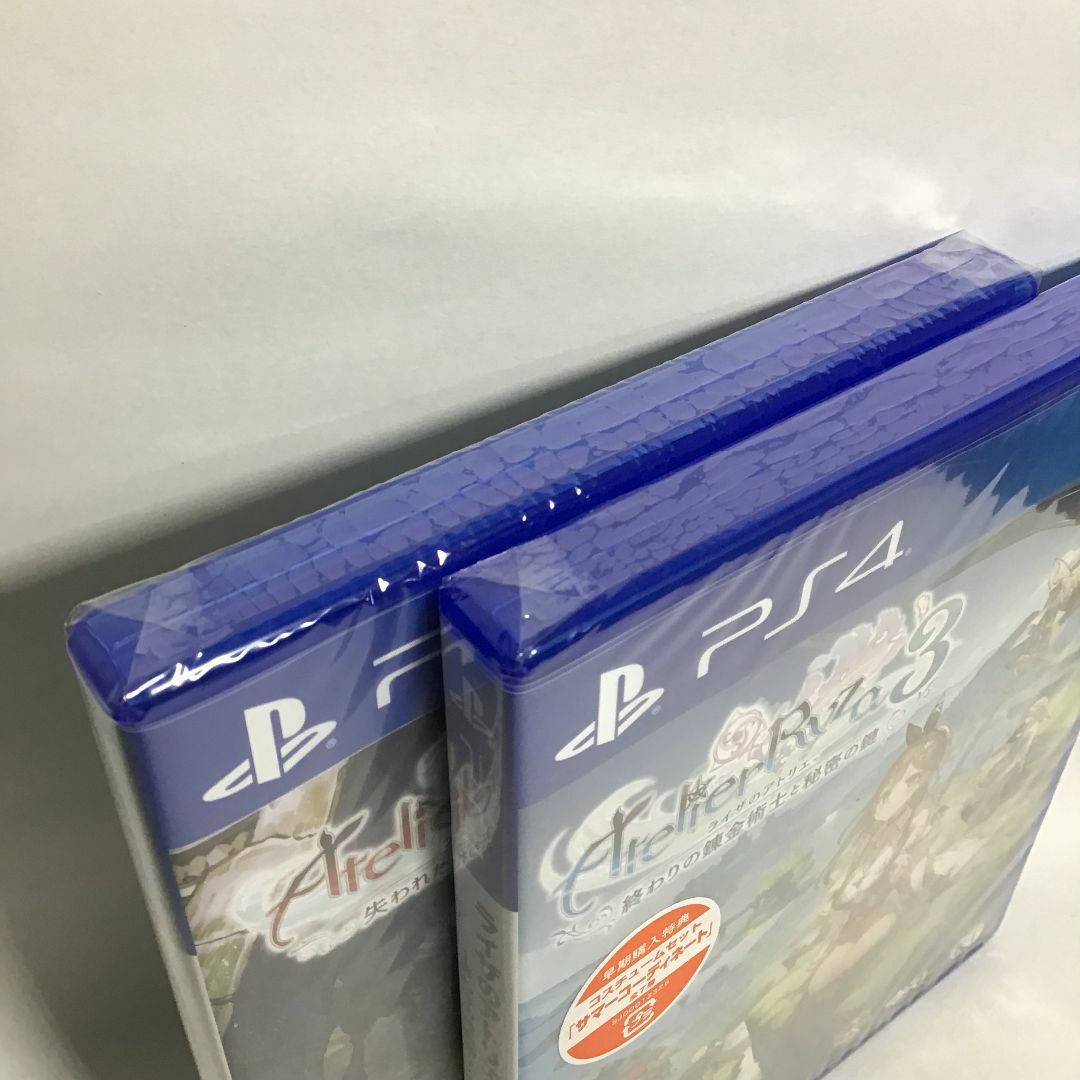 PlayStation4(プレイステーション4)のライザのアトリエ2 ライザのアトリエ3 PS4 まとめ売り 新品 未開封 エンタメ/ホビーのゲームソフト/ゲーム機本体(家庭用ゲームソフト)の商品写真