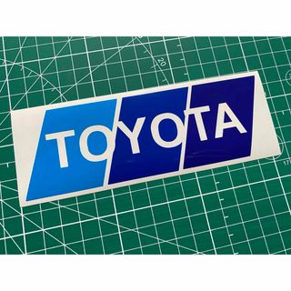 トヨタ(トヨタ)の3色TOYOTAカッティングステッカー スカイブルー ブルー ロイヤルブルー(車外アクセサリ)