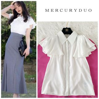 MERCURYDUO - 【新品未使用】MERCURYDUO【To/】3wayギャザースリーブブラウス 