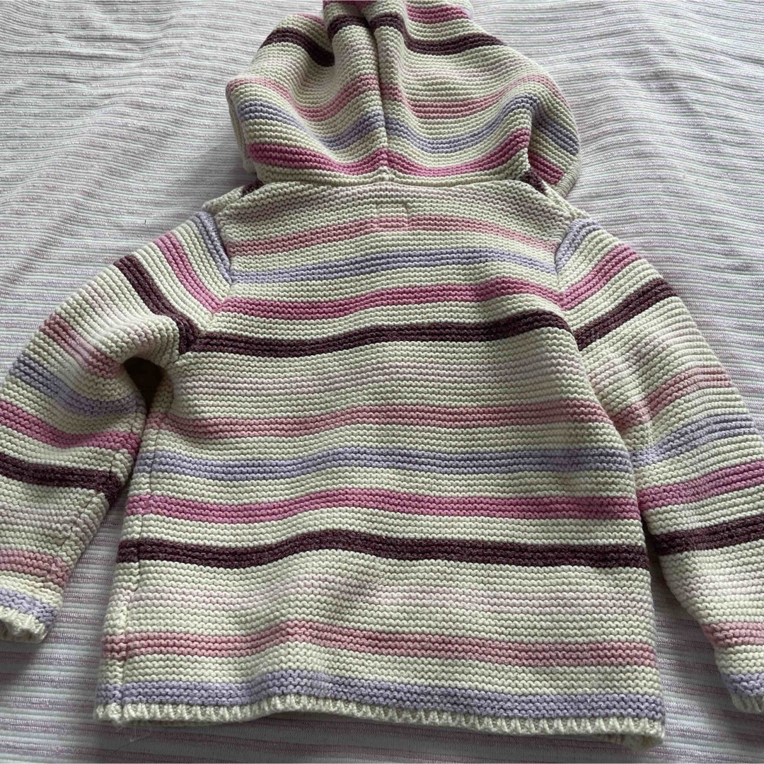 babyGAP(ベビーギャップ)のフード付き羽織り キッズ/ベビー/マタニティのベビー服(~85cm)(カーディガン/ボレロ)の商品写真