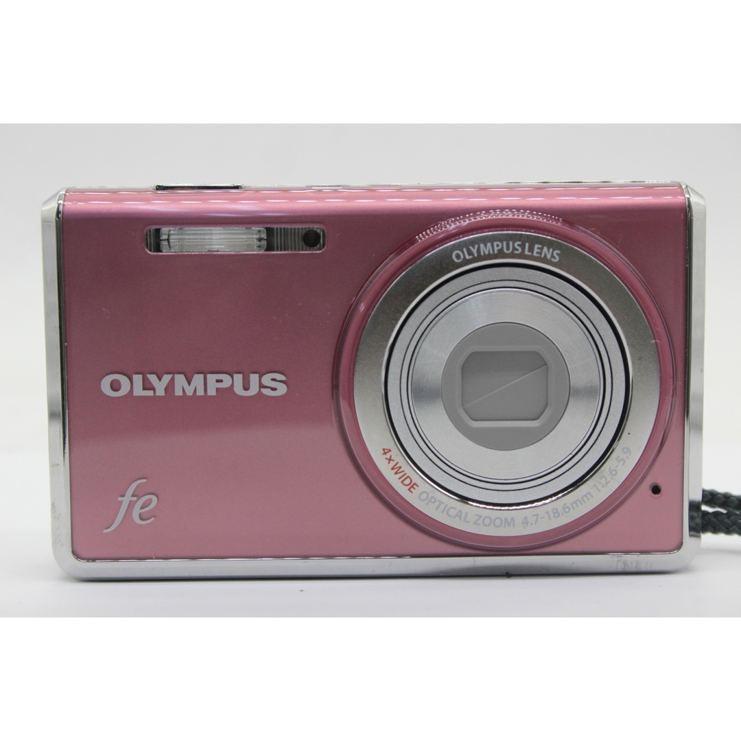 【返品保証】 オリンパス Olympus FE-4030 ピンク 4x Wide バッテリー付き コンパクトデジタルカメラ  s8796 スマホ/家電/カメラのカメラ(コンパクトデジタルカメラ)の商品写真