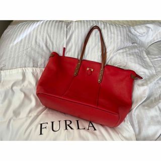 フルラ(Furla)のFURLA レッドトートバッグ(トートバッグ)