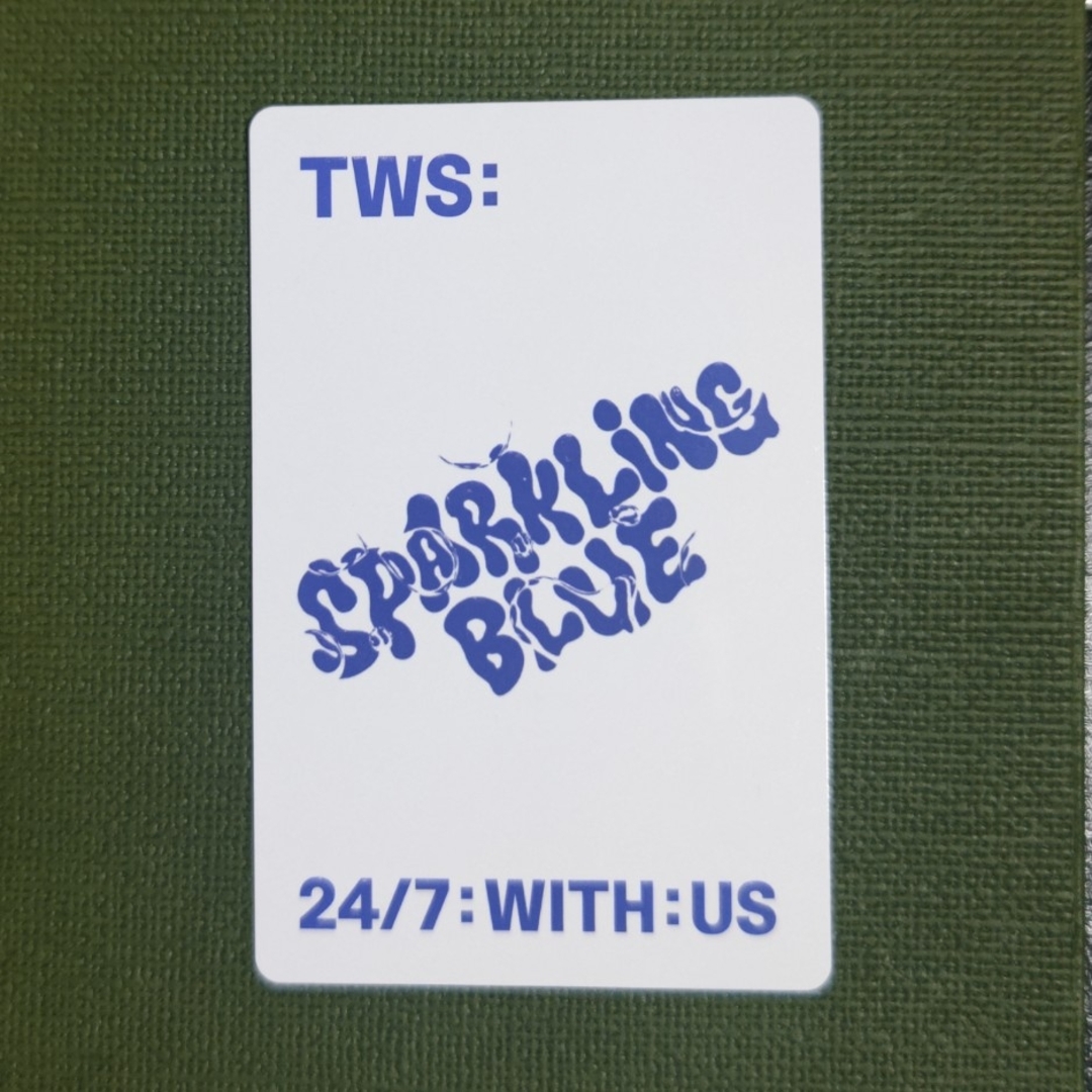 TWS シニュ【SPARKLING BLUE】TARGET　アメリカ限定トレカ エンタメ/ホビーのCD(K-POP/アジア)の商品写真
