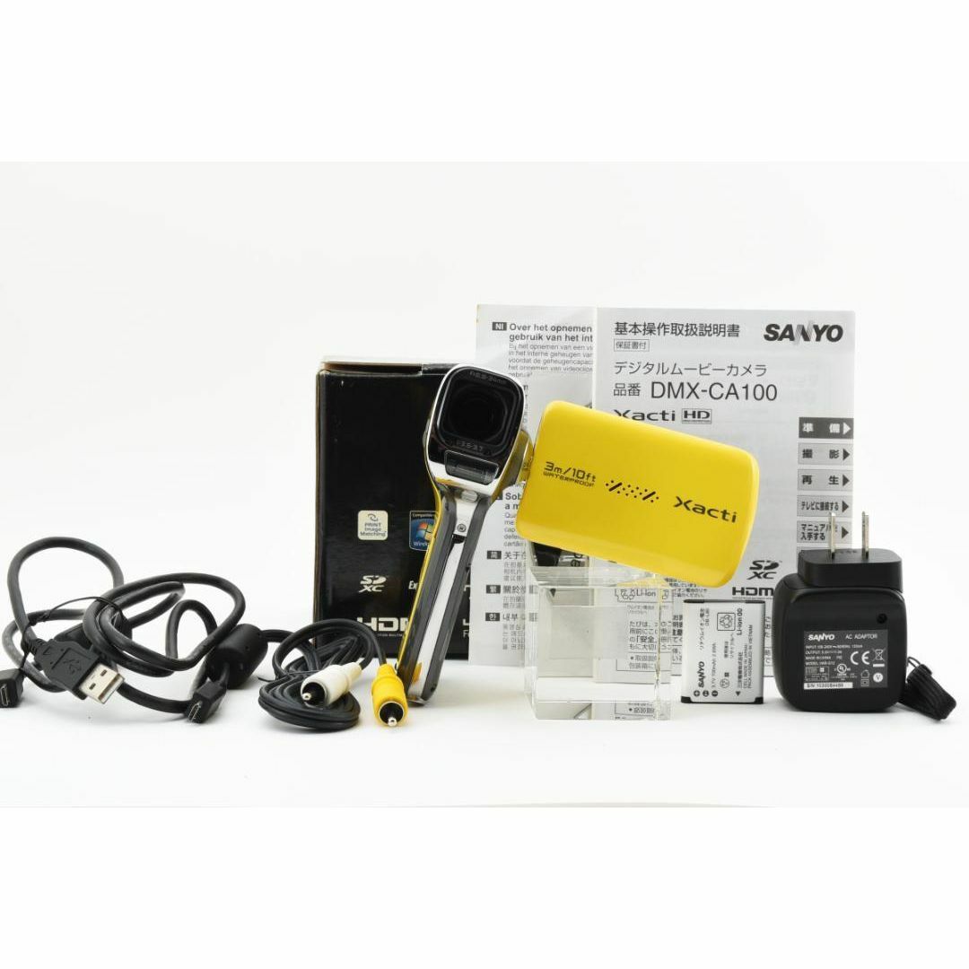 SANYO(サンヨー)の【美品】サンヨー SANYO Xacti DMX-CA100 スマホ/家電/カメラのカメラ(ビデオカメラ)の商品写真