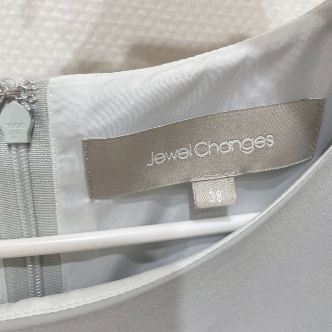 Jewel Changes(ジュエルチェンジズ)のJewelchanges レース袖ワンピースドレス レディースのワンピース(ひざ丈ワンピース)の商品写真