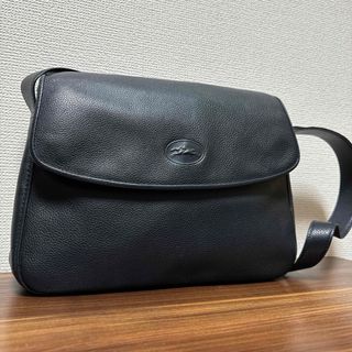 ロンシャン(LONGCHAMP)の【美品・送料無料】ロンシャン レザーショルダーバッグ ヴィンテージ レトロ(ショルダーバッグ)