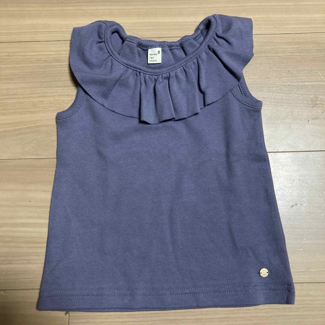 apres les cours(アプレレクール)のTシャツ　ノースリーブ　アプレレクール　90 キッズ/ベビー/マタニティのキッズ服女の子用(90cm~)(Tシャツ/カットソー)の商品写真