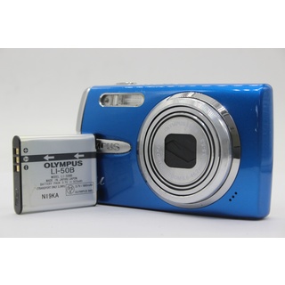 【返品保証】 オリンパス Olympus μ 1020 ブルー AF 7x バッテリー付き コンパクトデジタルカメラ  s8808(コンパクトデジタルカメラ)
