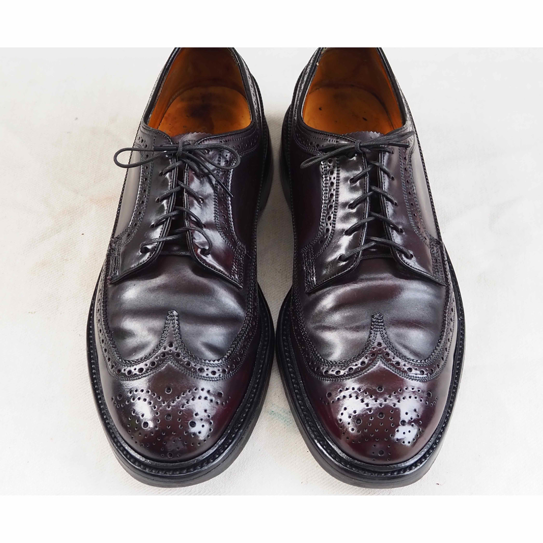 Alden(オールデン)の70s Florsheim Imperial cordovan wing tip メンズの靴/シューズ(ドレス/ビジネス)の商品写真