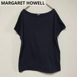 MARGARET HOWELL - xx29 マーガレットハウエル/トップス/フレンチスリーブ/カットソー/黒