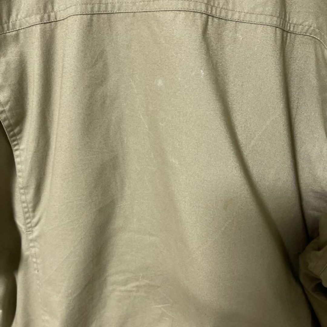 ブルゾン メンズ ベージュ XL ゆるダボ USA古着 90s 長袖 ジャケット メンズのジャケット/アウター(ブルゾン)の商品写真