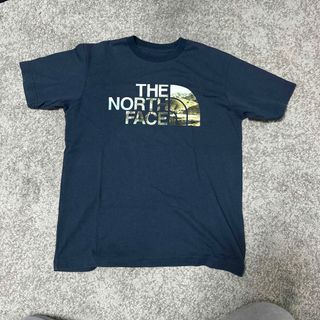 ザノースフェイス(THE NORTH FACE)のTHE NORTH FACE 半袖 ロゴプリント Tシャツ ネイビー(Tシャツ/カットソー(半袖/袖なし))