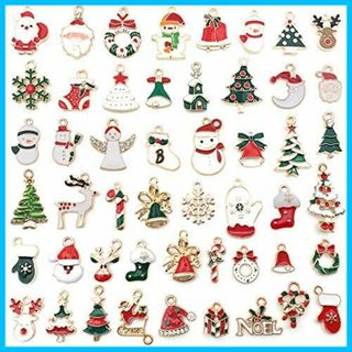 【色:50pcs-クリスマス】Bethany Home クリスマスチャーム 50(その他)