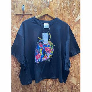 スカラー(ScoLar)のscolar スカラー　142631：花柄アートイチゴプリントプルオーバー(Tシャツ(半袖/袖なし))