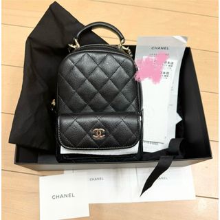 シャネル(CHANEL)の新品 CHANEL  バックリュック 3WAY キャビアスキン(リュック/バックパック)