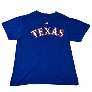 マジェスティック(Majestic)の海外レア古着　テキサスレンジャース　ダルビッシュ　マジェスティック　背番号11(Tシャツ/カットソー(半袖/袖なし))