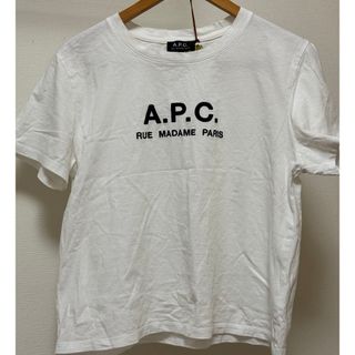 A.P.C アーペーセー　Tシャツ　刺繍ロゴt  Mサイズ